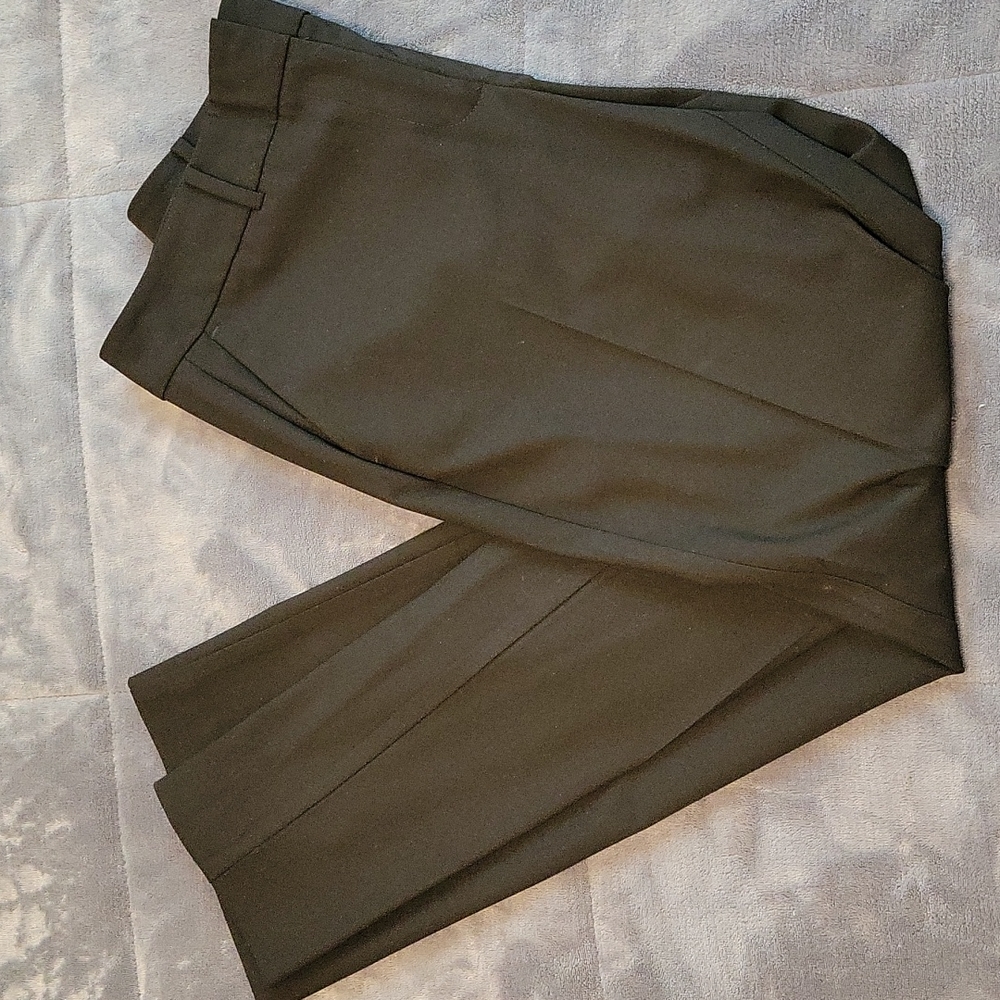 Ann Taylor Petite Size 6 Black Suit Pant Straight Leg